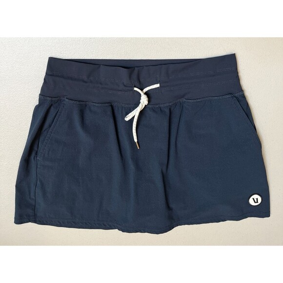 Vuori Seabreeze Skirt Lined Skort Women's Navy Blue Size Small S Tennis Golf Run - Picture 12 of 13